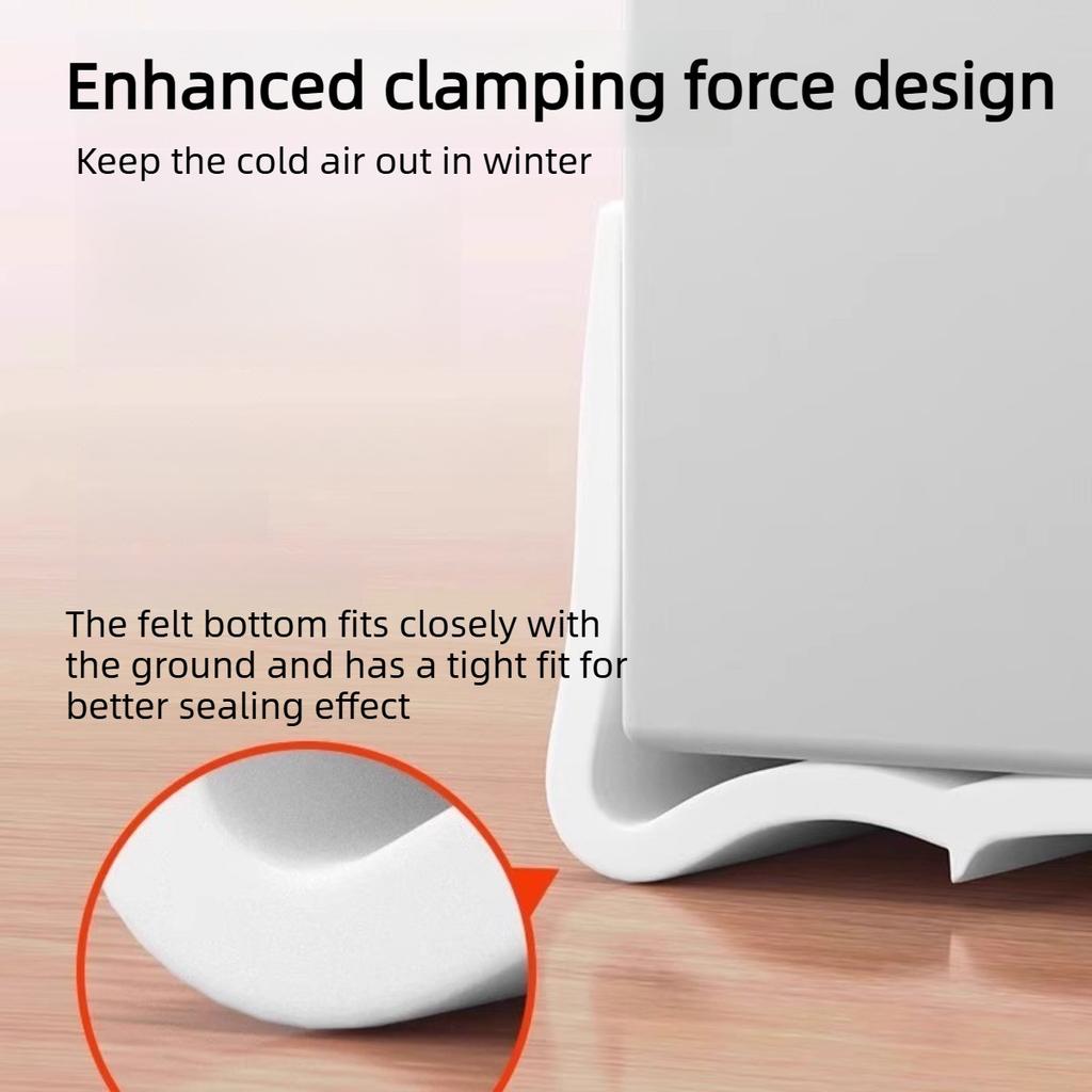 New No Adhesive Door Bottom Seal Strip Soundproof Windproof Weather Stripping Acoustic Panel Winter Door Accessories Door Seal