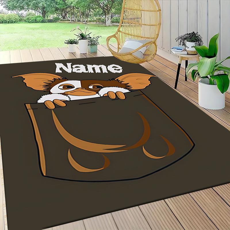 Custom Name Creativity Carpet Rug Customizable Soft Washable Anti-Slip Home Living Room Sofa Mats Personalized Rug. 0909113