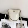 Retro Ketten-Eimer Tasche Echte Leder Damen Tasche Vielseitige Einzel-Schulter Crossbody Tasche