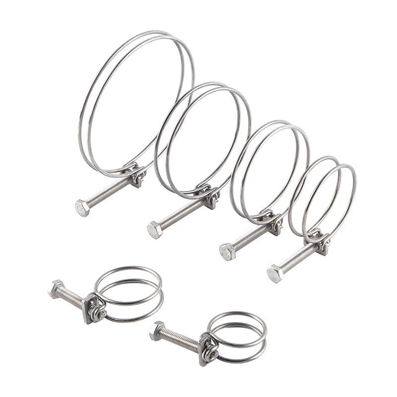 Stainless Steel Double Wire Hose Clamp