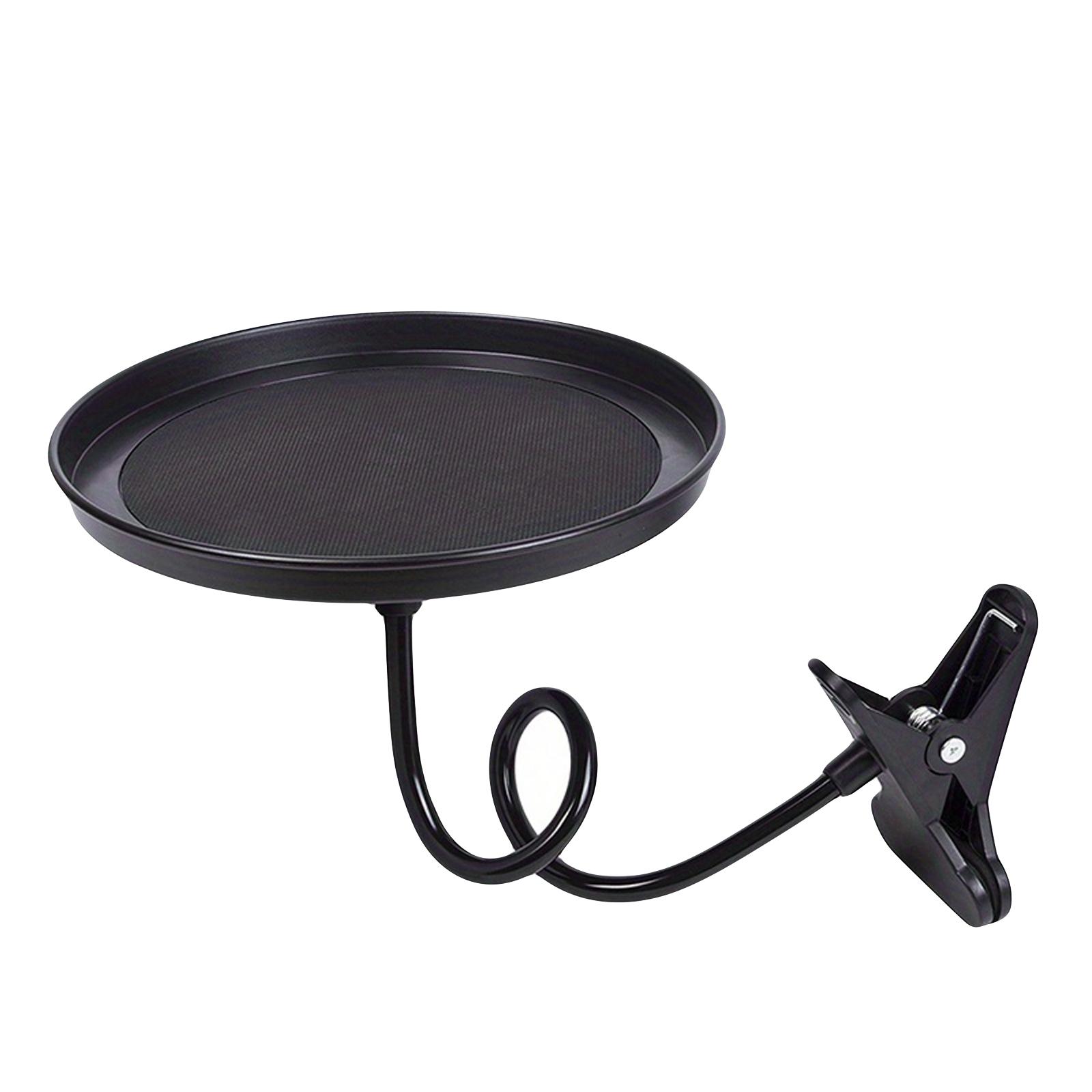 

Универсальный АБС-поднос для автомобильной посуды, регулируемый на 360 градусов, нескользящий, может хранить напитки и закуски, подходит для различных размеров моделей One Size чёрный