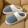 Fashion 2025 New Warm Men Slippers Women Winter Cotton Shoes Non-Slip Thick Sole Soft Flats Bedroom Concise Home Couples Furry Slipper