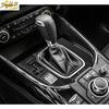 Black Stainless Steel Gear Shift Panel Decor Cover Trim For Mazda CX-9 2016-