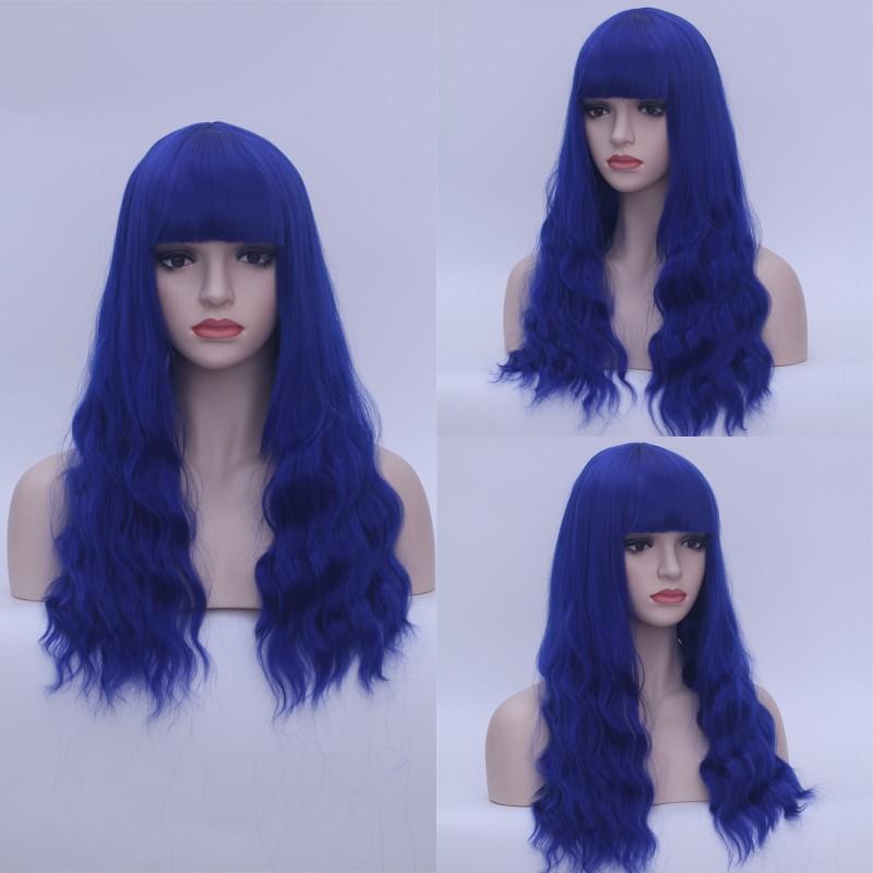 

Парик Длинные вьющиеся волосы Ци Челка Мелкие волны Многоцветный Дополнительный Предпочтительный Источник Парик