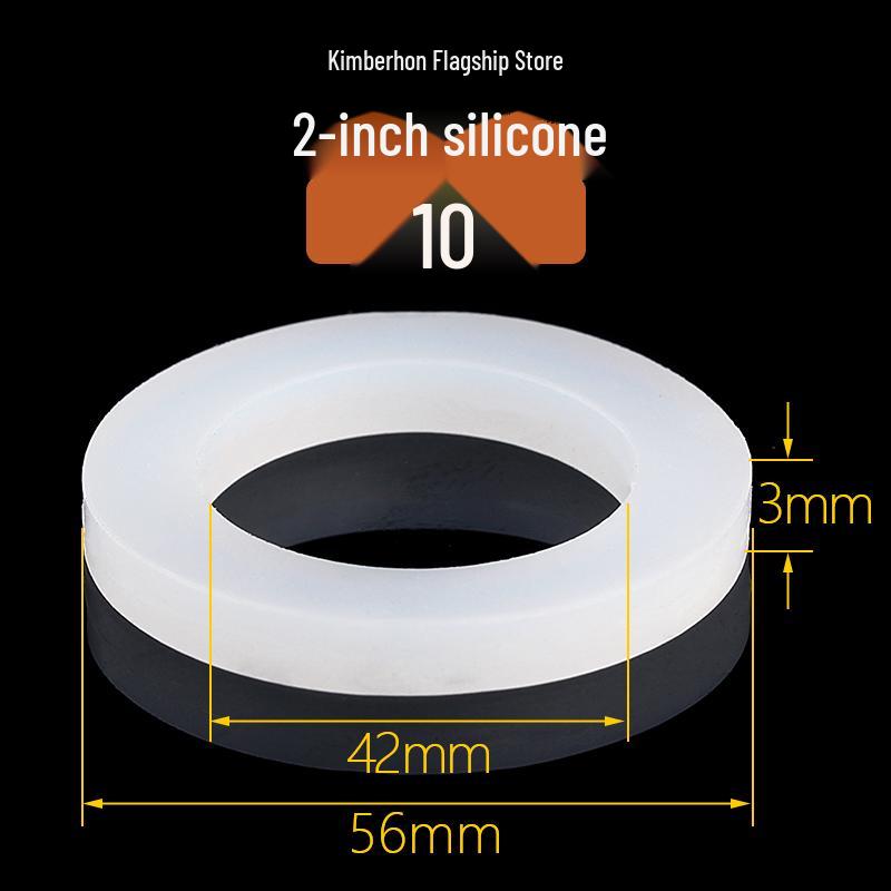 Silicone Rubber Gasket Shower Head Seal Ring, Water Heater Pipe Flat Washer, 4-6 Minute Installation.