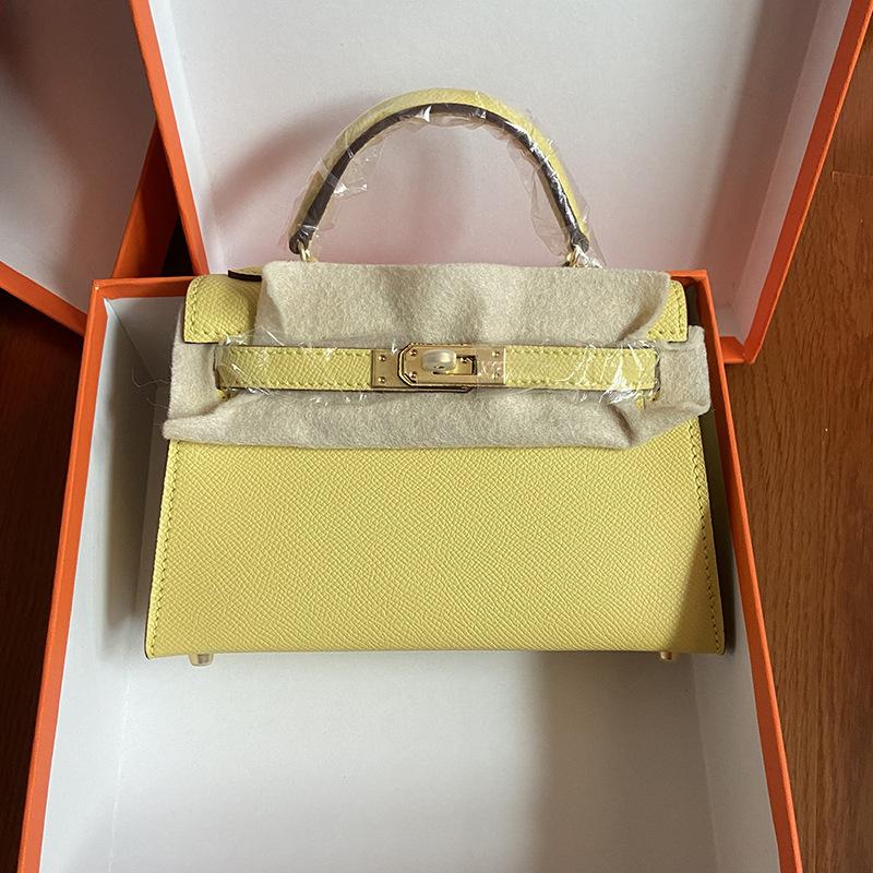 Second Generation Kelly Bag Mini Handbag Versatile and Stylish Shoulder/Crossbody Bag for Women