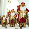 Santa Claus Doll Height 30cm New Year 2025 Christmas Decorations For Home Children's Gifts Window Ornaments Navidad