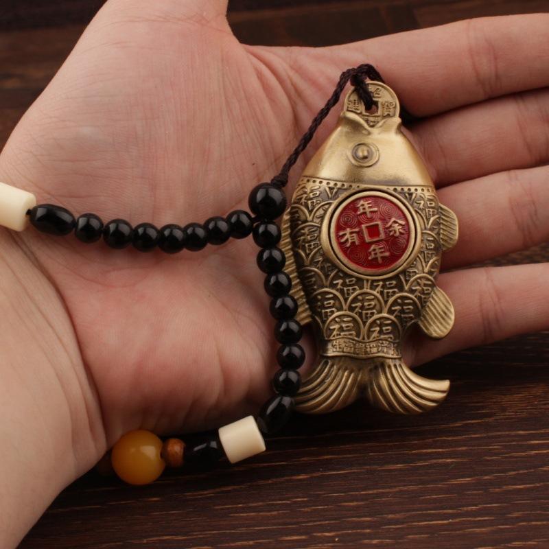 Brass Ornament Surplus Stress Relief Chinese Style Craft Creative Hand Piece Year After Ye
