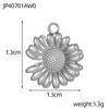 CARLIDANA Stainless Steel Waterproof sunflower Cross Heart Star Butterfly Pendants Gold Geometric Charm DIY Jewelry Accessories