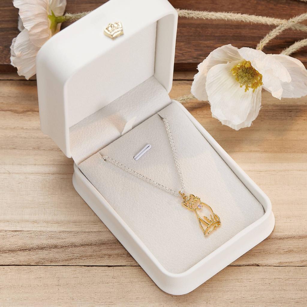S925 Sterling Silver Cute DIY Cat Dog Pendant Commemorative Custom Picture Jewelry Necklaces