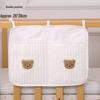 Crib Hanging Storage Bag for Baby Toys and Diapers - Double Opening