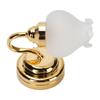1:12 Dollhouse Miniature Wall Lamp Flower Shaped Realistic Miniature Sconce Wall Lamp with Switch