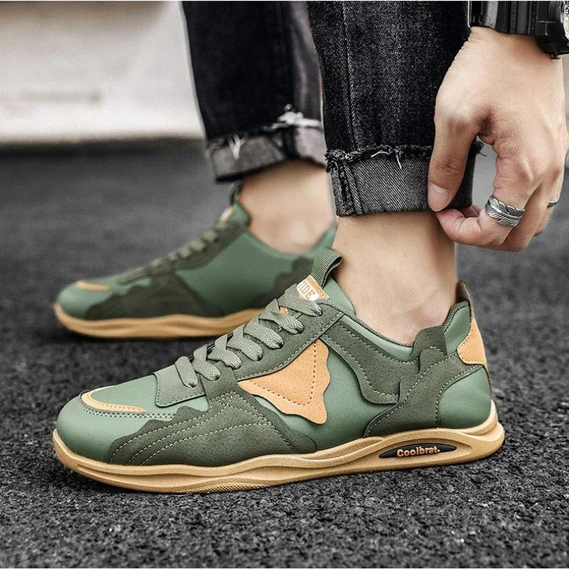 Fashion New Autumn Men's Shoes Breathable Lightweight Sneakers Trendy Versatile Driving Walking Tennis Shoes for Men Sports Casual Shoes