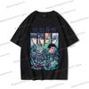 Camiseta Gráfica de Anime Japonés Kaiju No 8 Moda Casual Manga Corta Camiseta de Algodón Soshiro Hoshina Divertida para Hombres Mujeres Manga Manga