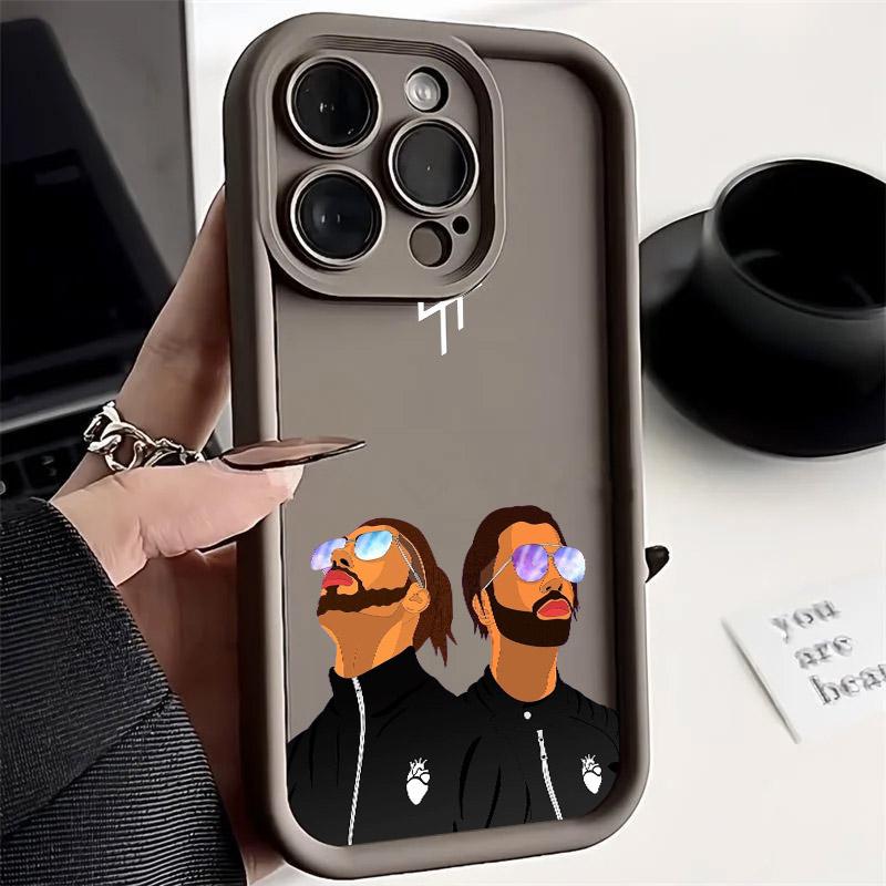 QLF x PNL Pnl Singer Soft TPU Case For iPhone 16 15 11 13 14 12 Pro Max 15 Plus Mini Coque 16Pro Shockproof Silicone Phone Cover