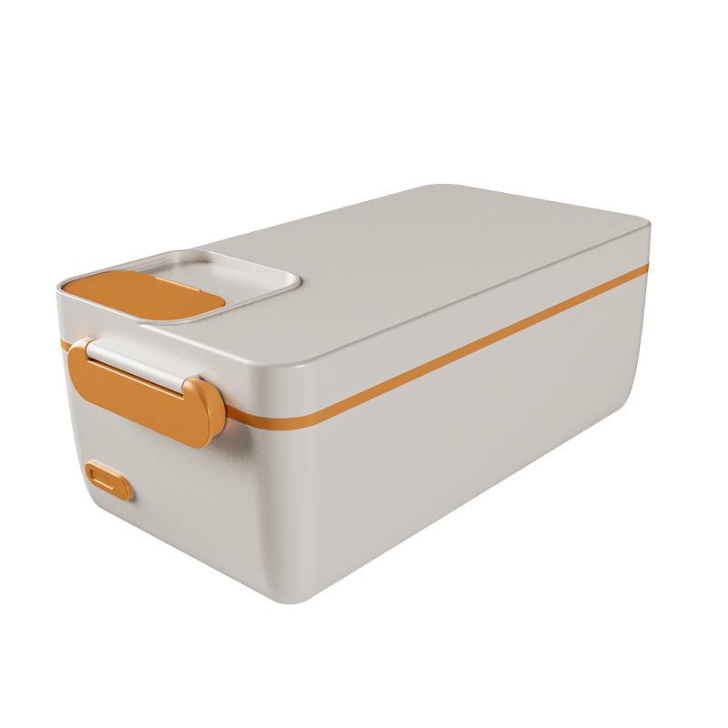 Portable Large-Capacity Electric Rice Cooker with Heatable 304 Stainless Steel for Office and Travel