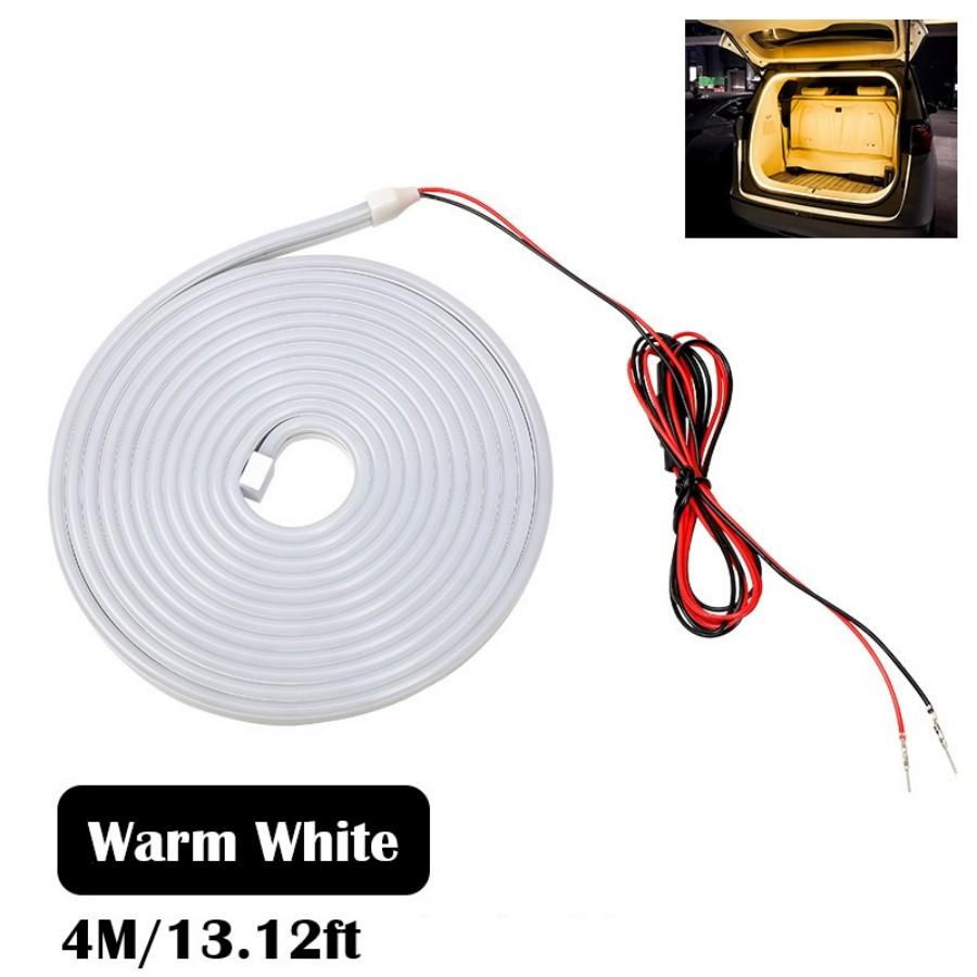 12V Dynamic Flowing Car Trunk LED Strip High-Brightness Wiring Automatic Sensing Tailgate Light Strip Tool-Free Installation