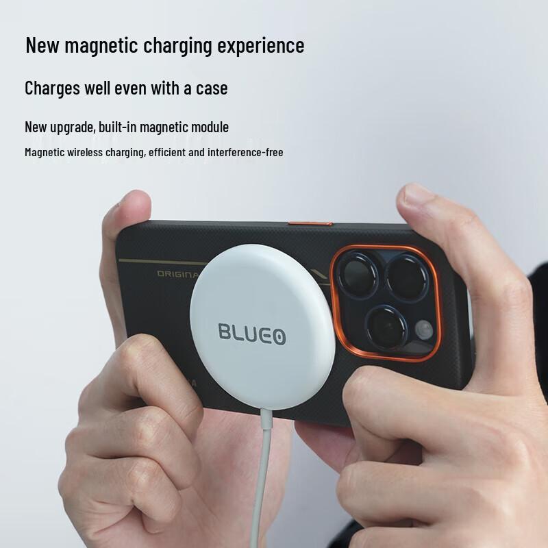 Mr. Blue Gorilla Aramid Fiber Magnetic Phone Case for iPhone 15 Pro