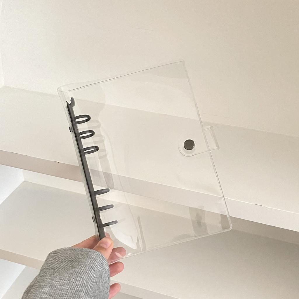 A6 Transparente PVC Hülle Loseblatt Kpop Idol Kartenalbum Aufbewahrungsbuch Ordner Pocards Tagebuch Notizbuch Hülle Schulbedarf Qualität