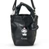 Sanrio Kuromi Tote Bag with Ages 3 and 264717 2-Way Charm, Up,