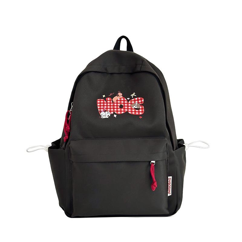 

Japanese Cute Girl s Backpack: Lightweight, Large Capacity for Junior High Students small чёрный