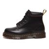 Dr. Martens Leather Trendy Minimalist Short Martin Boots Unisex boots Black 30911001