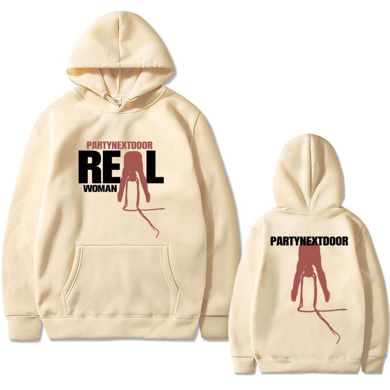 Autumn Men's Hoodie Rapper Party Next Door Real Woman Album Cover Graphic Fashionable Sweater