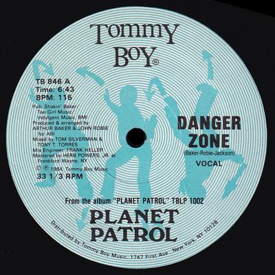 12-Zoll Schallplatte PLANET PATROL - Danger Zone TB846 Tommy Boy 1984 US Dance & Electronica Gebraucht