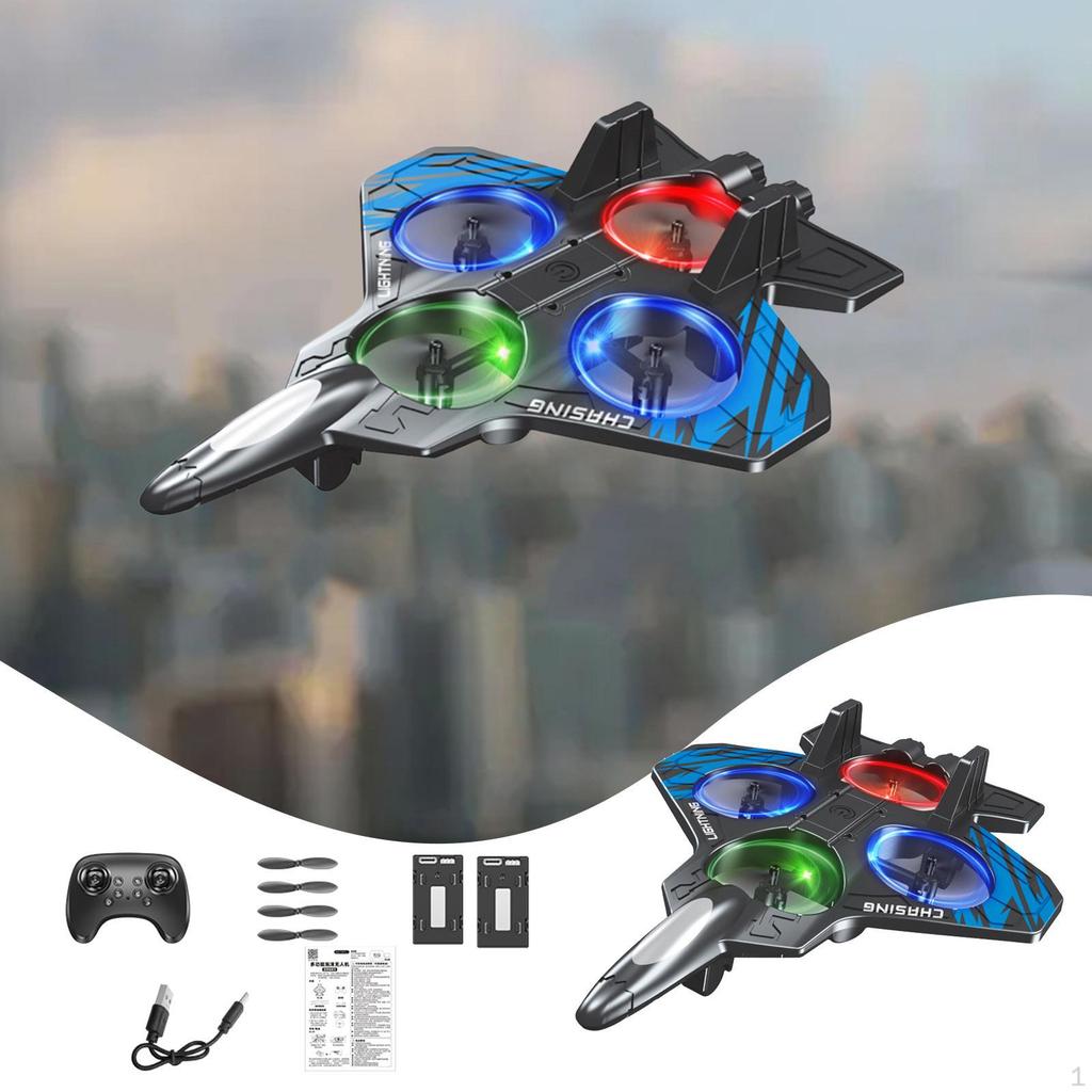 Foam Remote Control Airplane Fighter Jet Toys Gifts for Boys Lightweight 360° Flip Waterproof RC
