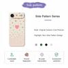 For iPhone 17 Air Case Pink Love Pattern Printing Straight Edge TPU Phone Back Cover