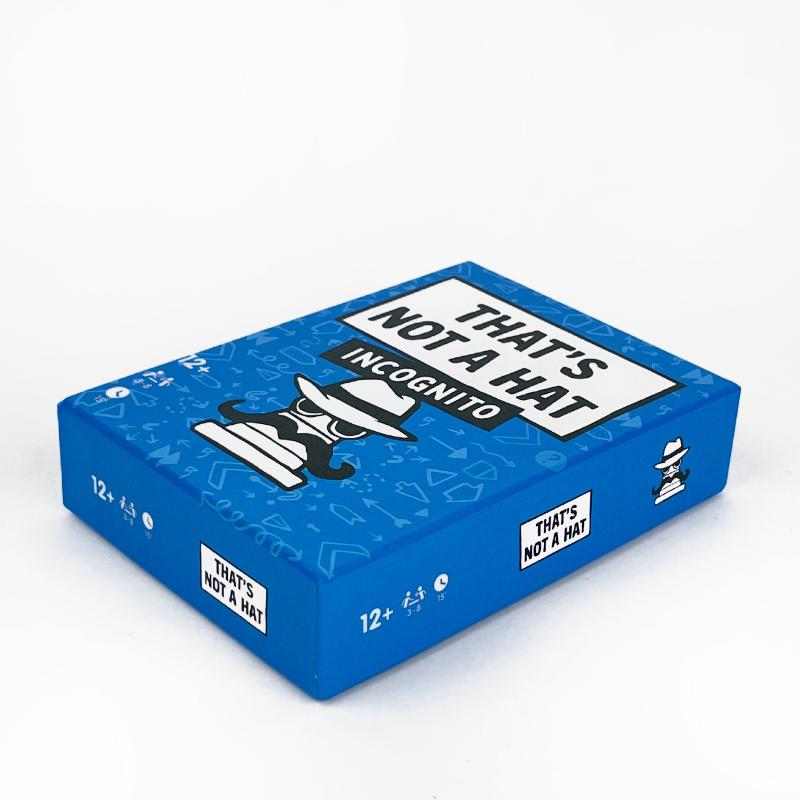 1 Set Gioco da Tavolo Inglese Per 3-8 Giocatori Che Non È Un Cappello Gioco di Festa Felice Kit Gioco da Tavolo Top Con Gioco di Carte Base Esteso