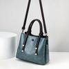 Women Elegant Handlebag Multiple Pockets Larger-Capacity Leather Single Shoulder Bags Work Commute Crossbody Bag With Handle