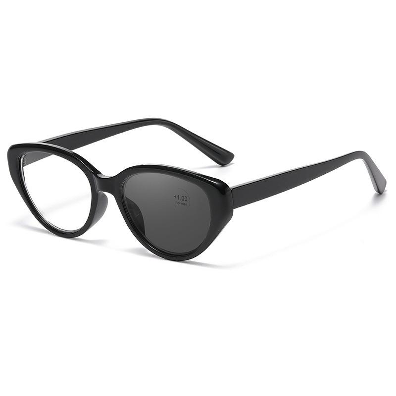 

Retro Cat Eye Korean Photochromic Reading Glasses Fashionable Anti Blue Light Presbyopia Glasses Ultra Light Unisex Eyewear 0