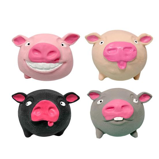 Stress Relief Pig Squeeze Toy Kids Adults Cartoon Pig Sensory Toy Portable