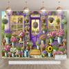 2D Plane, 1 Piece, Flower Shop, 2D Background Cloth for Party, Indoor and Outdoor Holiday Party Birthday Decoration Items