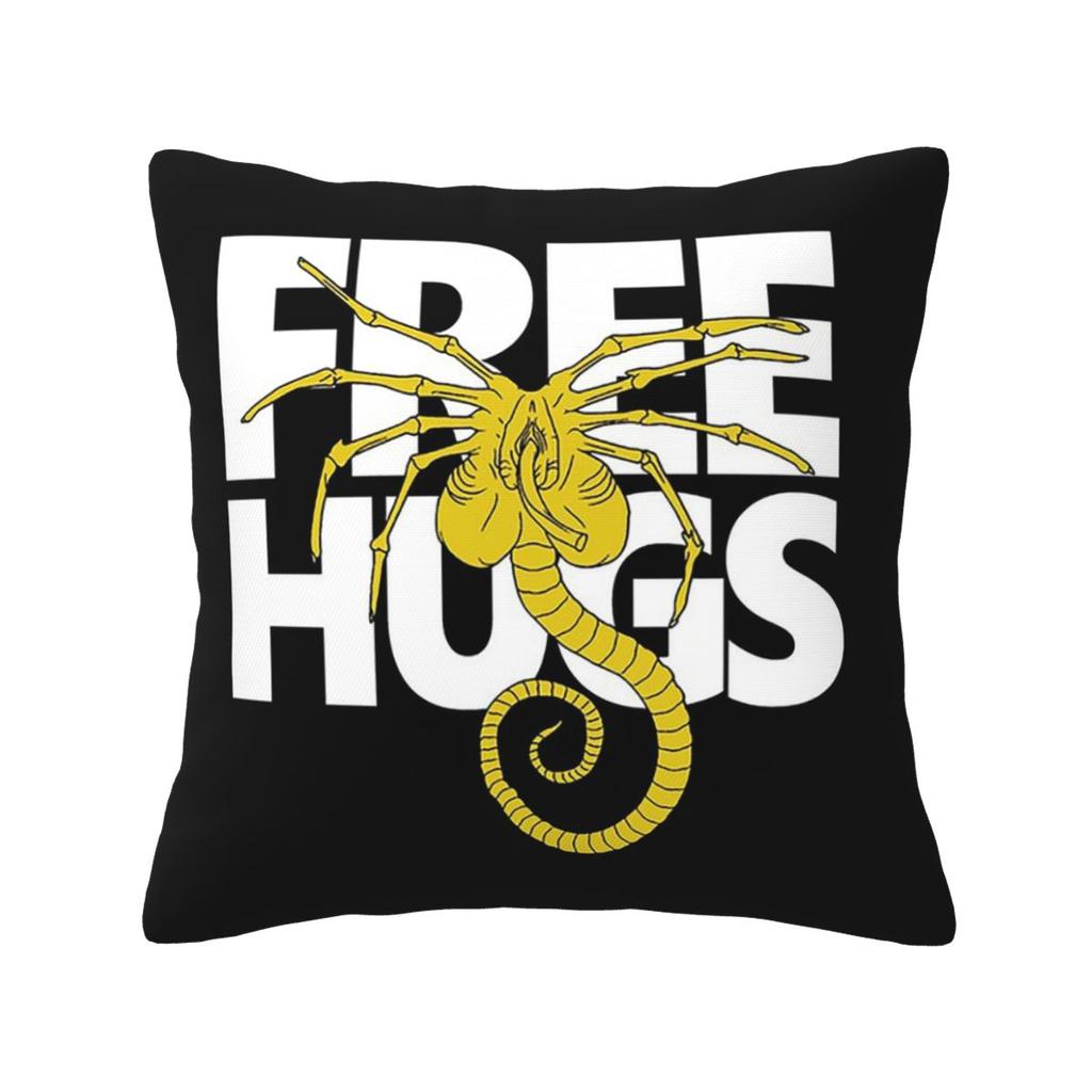 FaceHugger Alien Xenomorph Shoulder Square Pillowcase Pillow Cover Cushion Zip Decorative Comfort Throw Pillow for Home Sofa