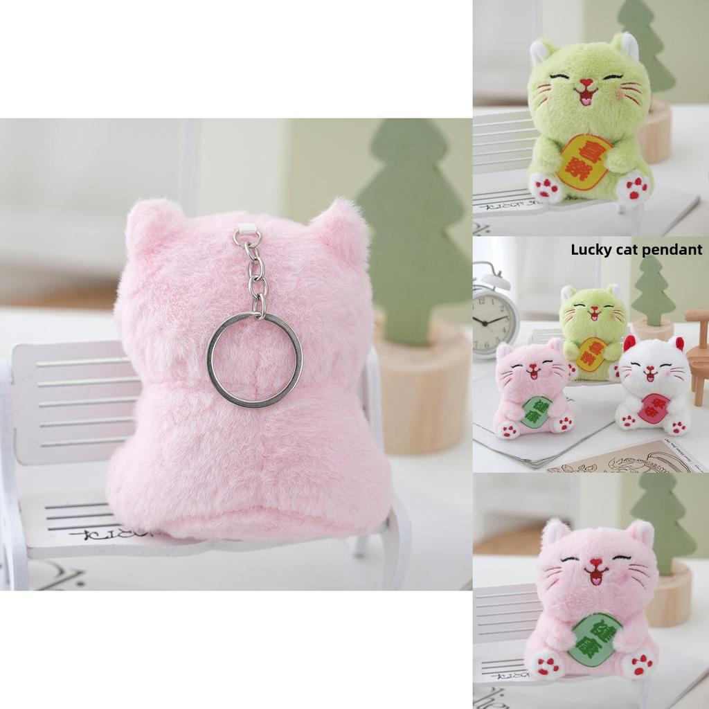 Cute Lucky Cat Stuffed Toy With Premium Plush For Home Decor And Collectors