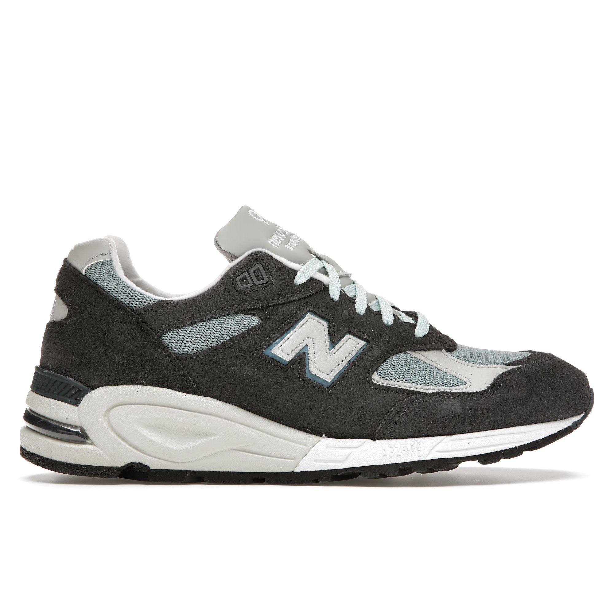 

Кроссовки унисекс New Balance Kith x 990v2 Made in USA Steel Blue Серые M990KT2 37.5