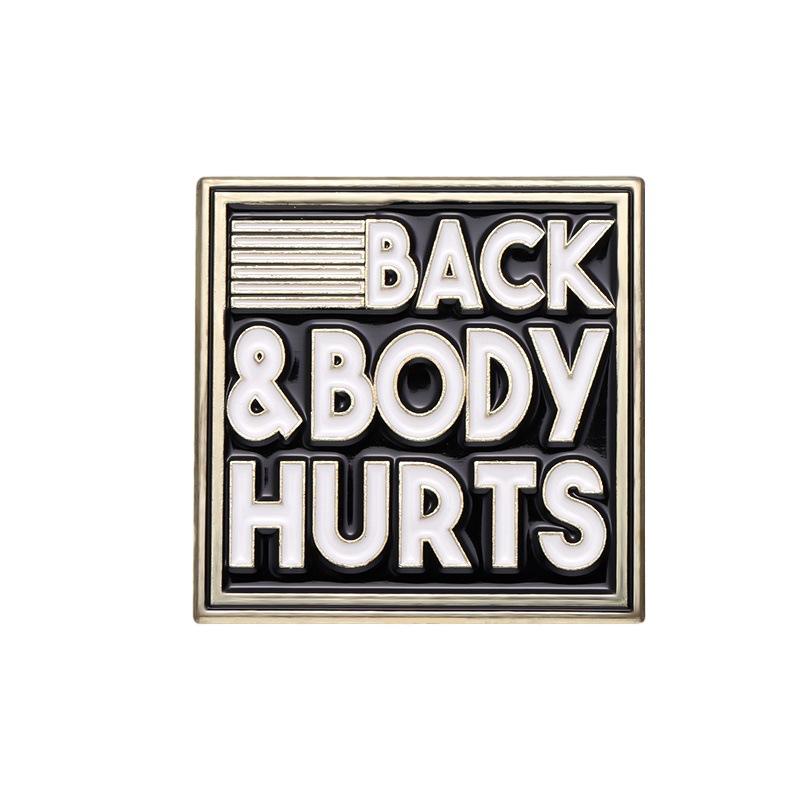 Europa Und Die Vereinigten Staaten Englische Textserie Kollektion Brosche