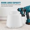 1500W 800ML 88VF Pistola elétrica sem fio com 3 bicos de controle de fluxo Aerógrafo Pulverizador de tinta de alta potência