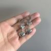 Romance Silver Tone Heart Earrings Versatile Accessory That Complements Any Outfit From Day To Night
