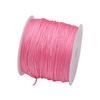 50Yds 0.8mm Crafts Nylon Cord For Jewelry Making Beading Braided Nylon Satin String for Bracelets Rattail Trim Chinese Knot