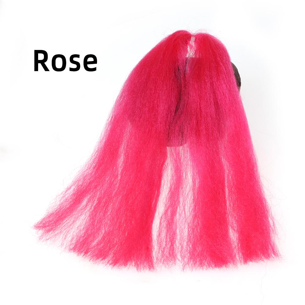 1 pachet material sintetic pentru legarea muștelor moale EP fibră mătăsoasă, păr lung, pentru momeală de pescuit, momeală, momeală