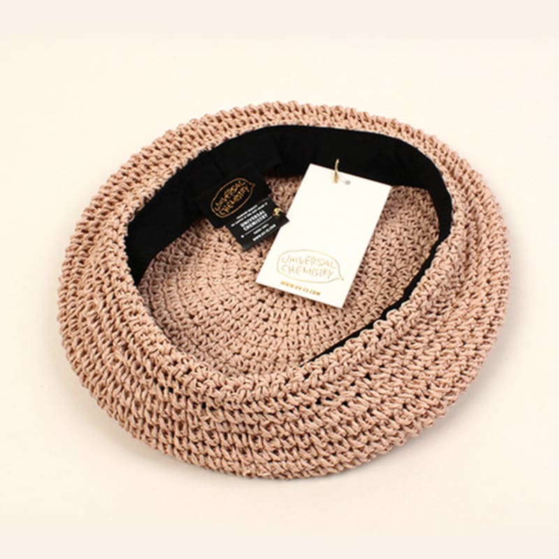 Universal Chemistry Rattan Pink Beret