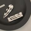 Rectangle Hollow Fix Fringe Barrette Punk Hair Clips Side Bangs Hair Clips Metal Hair Pins