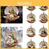 Cute Acrylic Shell Dog Car Decor Ideal For Christmas Tree And Home Ornamentation