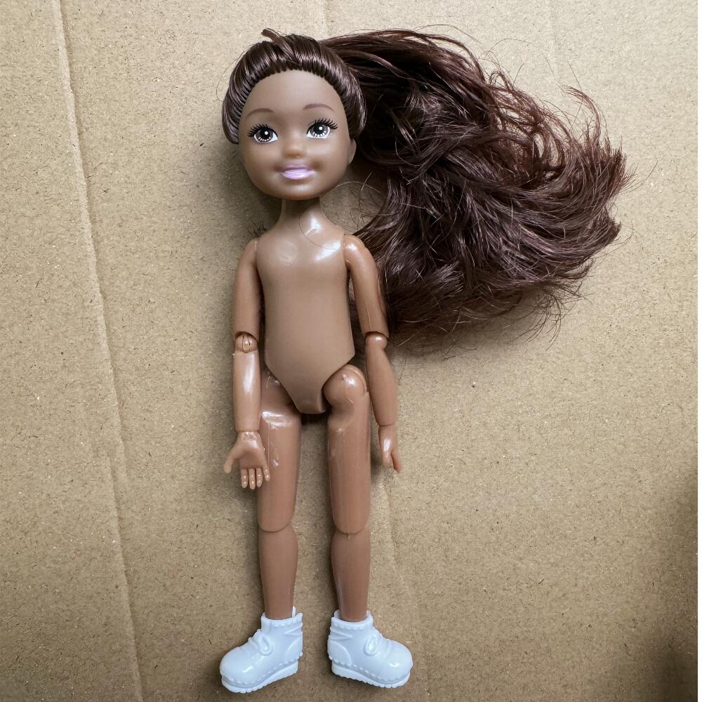 13cm Mini Kelly 5-Zoll Kleine Jungen Mädchen Teenager Schwestern Brüder Dunkle Normale Haut Nackter Körper Reborn Bjd 1/12 Spielzeug für Kinder