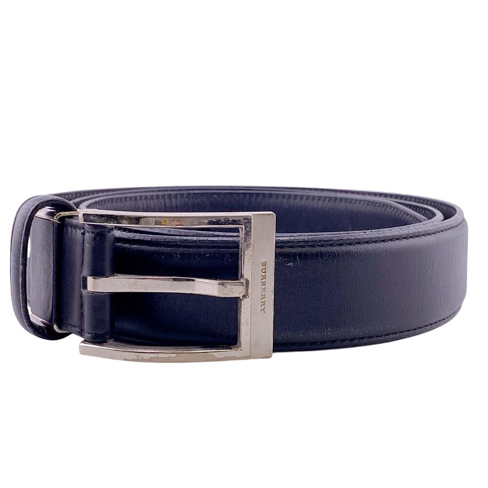 

BURBERRY Burberry London leather belt black leather mens Used