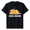 Camiseta De Pijama De Dinosaurio Dino Snore Triceratops