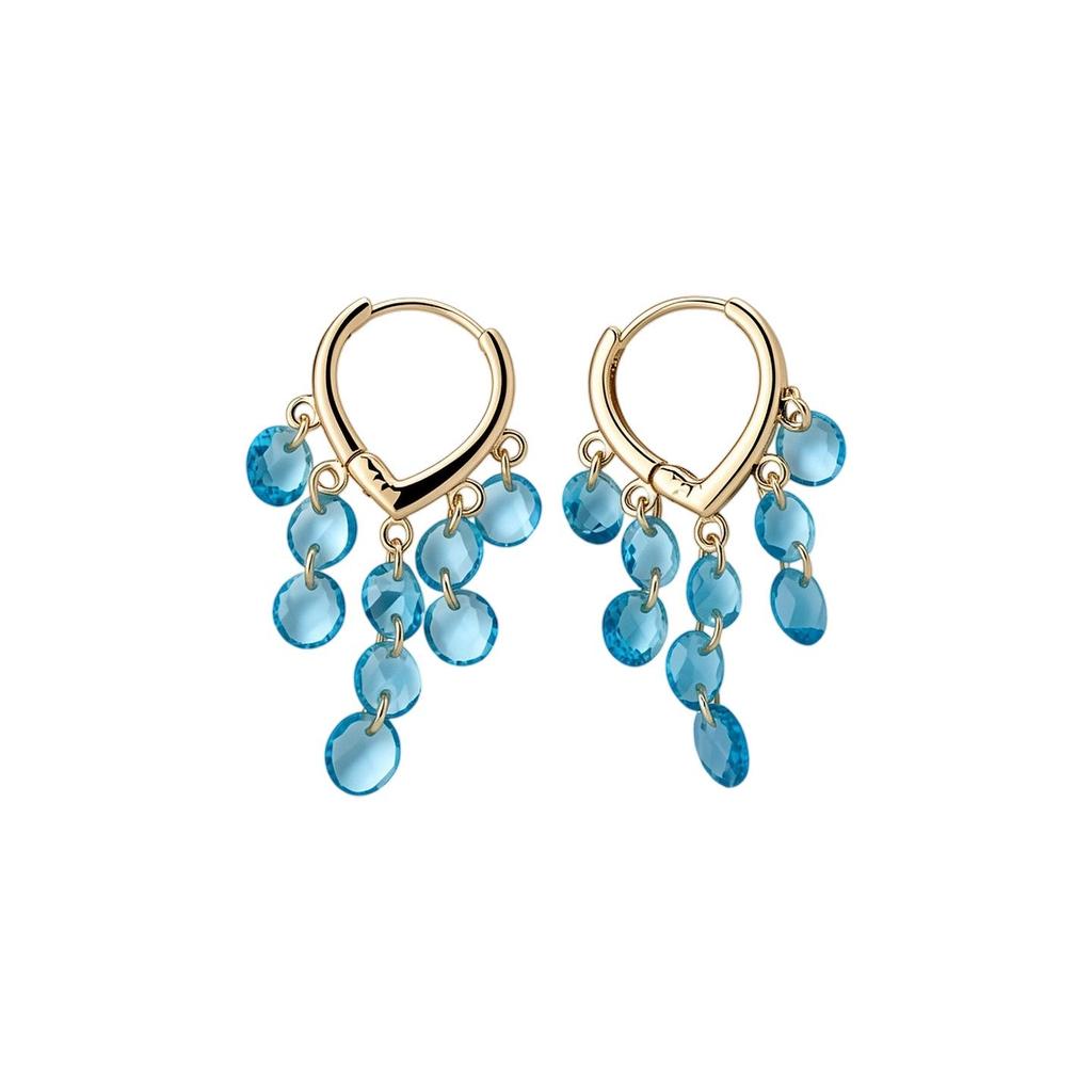 Elegant Crystal Heart Tassel Ear Cuff: Sweet, Simple, and Luxurious Earring for Women